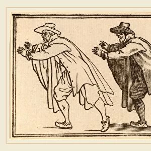 Edouard Eckman after Jacques Callot (Flemish, born c. 1600), Man Moving Abruptly