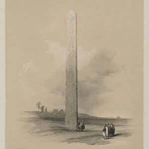 Egypt Nubia Volume II Obelisk Heliopolis 1848