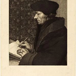 Fa lix Bracquemond after Hans Holbein the Younger (French, 1833 - 1914), Erasmus