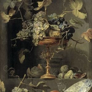 Frans Snyders Life Fruit Bowl Niche painting
