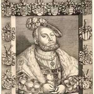 Georg Pencz (German, ca. 1500-1550). Portrait of John Frederick the Magnanimous