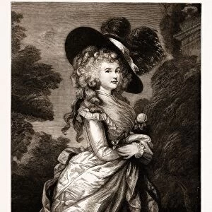 Georgiana, Duchess of Devonshire: the Gainsborough Portrait, 1876