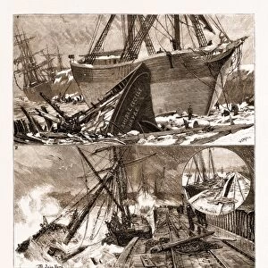 The Great Snowstorm and Gale, Wrecks on the Coast, Uk, 1881: 1