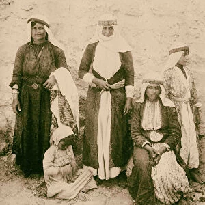 Group Druze Druze women 1900 Israel