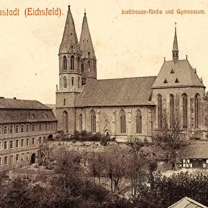 Gymnasiums schools Thuringia 1906 Konigl. Kath. Gymnasium Heiligenstadt