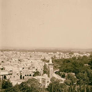 Hama Hamath View castle hill 1900 Syria Ḥamāh