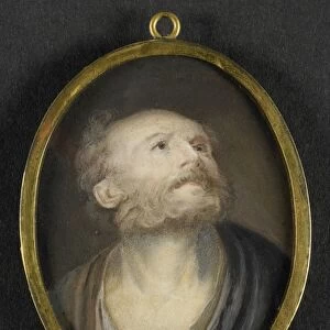 Head of an Old Man, Anonymous, 1700 - 1799, Portrait miniature