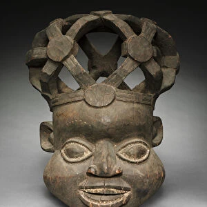Helmet Mask 1900 Equatorial Africa Cameroon Bamum