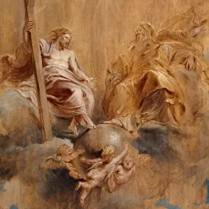 Holy Trinity c. 1616-1617 oil oak wood 64. 3 x 46. 3 cm