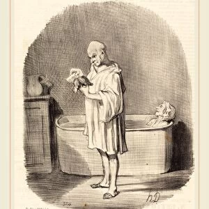 Honore Daumier (French, 1808-1879), Un Jour de grande toilette, 1847, lithograph