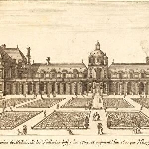 Israa'l Silvestre, French (1621-1691), Palais de la Reyne Catherine de Medicis, 1650-1655