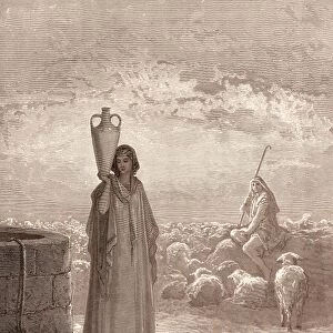 Jacob Killing Labans Flocks, by Gustave Dore