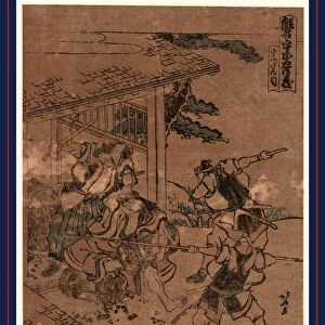 JA'nidanme, Act twelve [of the Kanadehon ChA'shingura]. Katsushika, Hokusai, 1760-1849