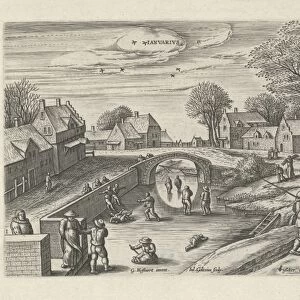 January, Julius Goltzius, Claes Jansz. Visscher (II), c. 1560 - 1595