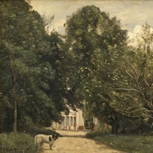 Jean-Baptiste Camille Corot Entrance M. Dubuissons Villa