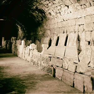 Jerash Group relics temporary museum 1940 Jordan