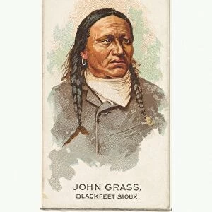 John Grass Blackfeet Sioux American Indian Chiefs series