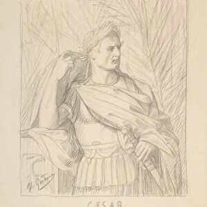 Julius Caesar ca 1863 Graphite wove paper image