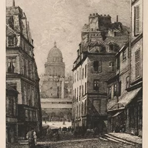 La rue du Haut Pave a Paris 1881 Lucien Gautier