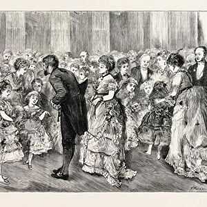 The Lady Mayoresss Juvenile Ball at the Mansion House, London, Uk, 1873 Engraving