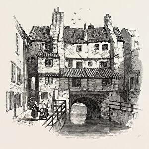Lincoln: Old Houses, Uk, 1869