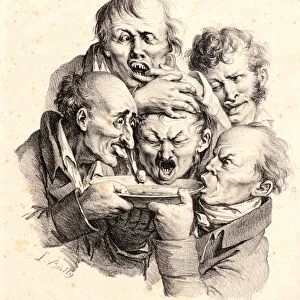 Louis Leopold Boilly (French, 1761 - 1845). Grimaces (Les Grimaces). Lithograph. Image