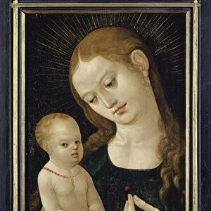 Madonna Child Strawberry c. 1505 mixed technique