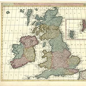 Map Magna Britannia aut Anglia Scotia et Hibernia