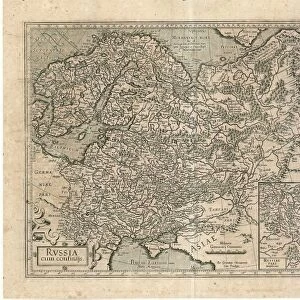Map Rvssia cum confinijs Gerardum Mercatorem
