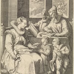 Morning, Jan Saenredam, Cornelius Schonaeus, Pieter de Reyger, c. 1600 - c. 1700
