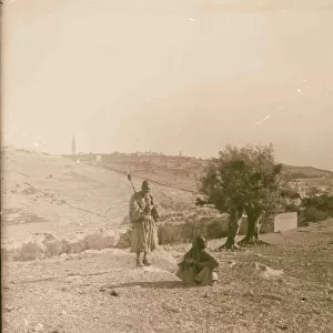Mount Olives Bethany N. W 1900 Jerusalem Israel
