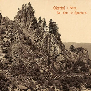 Mountains Harz Oker Aller 1908 Lower Saxony Okertal