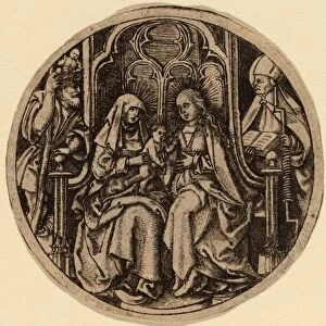 Netherlandish 15th Century, Madonna and Child with Saints Christopher and Erasmus, c