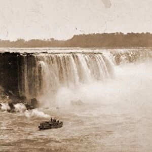 Niagara, the Horseshoe Fall, Jackson, William Henry, 1843-1942, Waterfalls, United States
