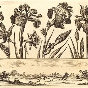 Nicolas Cochin after Balthasar Moncornet, French (1610-1686), Flower Print no. 3, 1645
