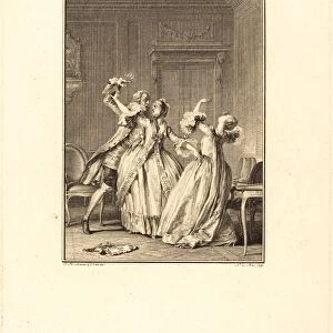 Noa'l Le Mire after Jean-Michel Moreau, French (1724-1801), Le Soufflet, 1774, etching