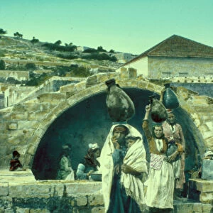 Northward Jerusalem Nazareth Virgin Fount 1950