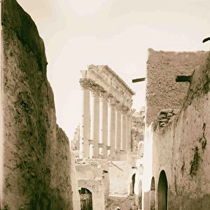 Palmyra Tadmor Street village Temple Sun 1900