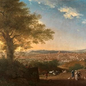 A Panoramic View of Florence from Bellosguardo Italy Firenze Signed and dated: [?Patch?]