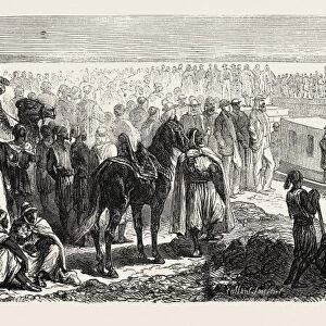 Passage of the First Vessel through the Suez Canal, 1865