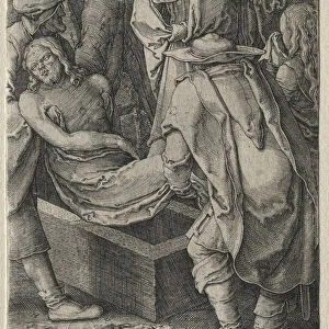 Passion Burial Christ 1521 Lucas van Leyden Dutch