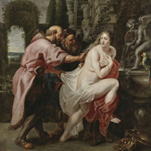Peter Paul Rubens Susanna Elders old men Oil