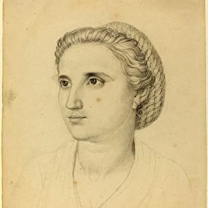 Peter Rittig (German, 1798 - 1819), Teresa Scala, Calabrese, 1819, graphite on wove paper