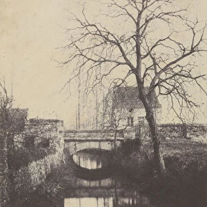 Pont sur torrent Edouard Loydreau French 1820