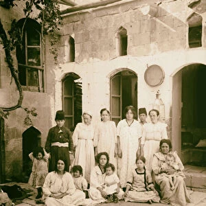 Poor Jewish family Aleppo 1900 Syria