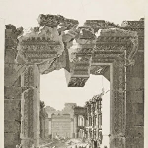 Porte du temple de Jupiter a Balbeck Materials