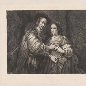 Portrait of a couple as Old Testament figures, called The Jewish Bride, Willem Steelink I