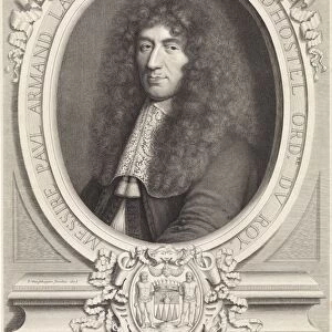Portrait of Paul-Armand Langlois de Blancfort, maitre d hotel of Louis XIV, king