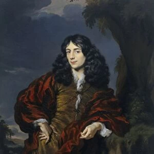 Portrait young man Simon van Alphen 1650-1730