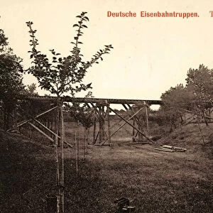 Rail transport Saxony GroBe Heeresfeldbahnübung 1909